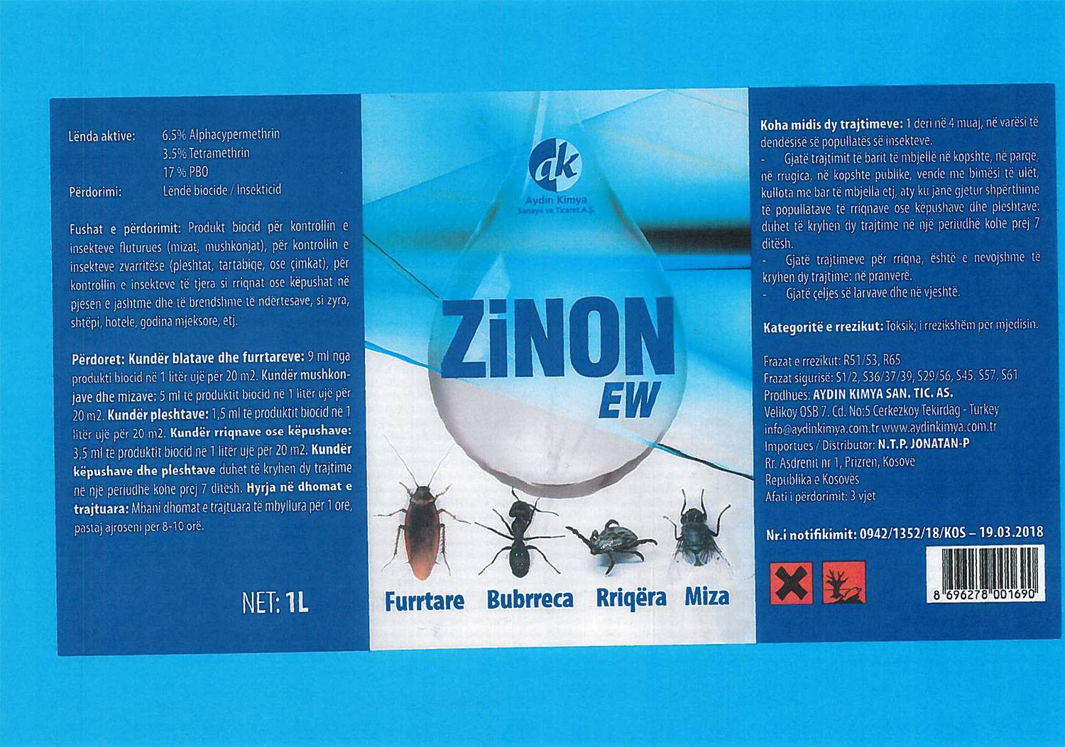Vazhdon dezinsektimi i zonave endemike në Komunën e Malishevës