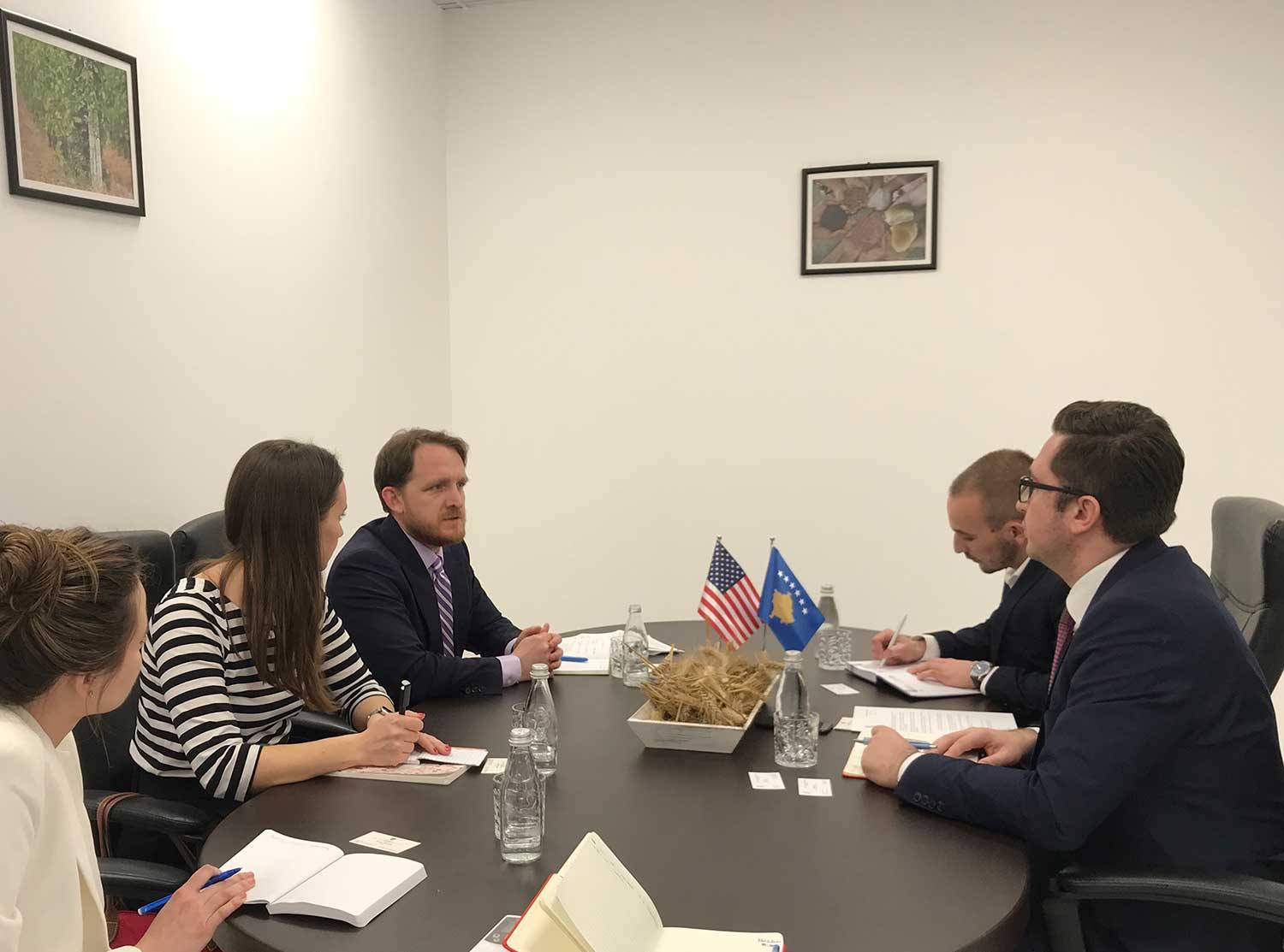 Ministri Mustafa prezantoi politikat bujqësore para delegacionit të Ambasadës së SHBA-së