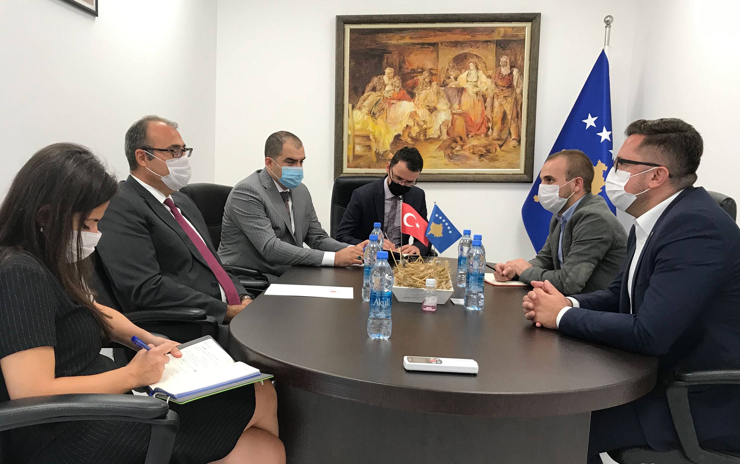 Ministar Mustafa sastao se sa ambasadorom Turske, Çağrı Sakar