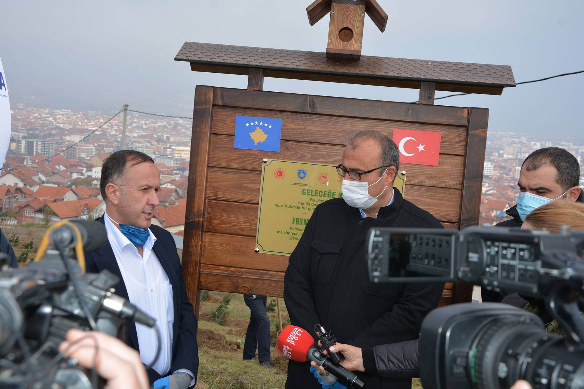 Bëhet mbjellja e 1,000 fidaneve në Gjilan