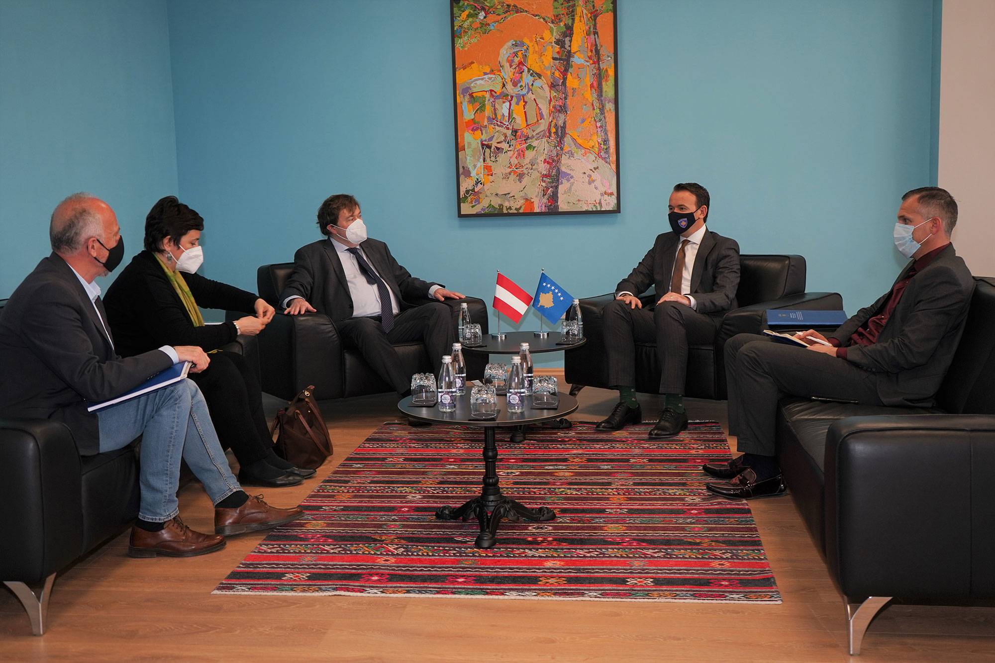 Ministri Faton Peci takon ambasadorin austriak, Christoph Weidinger