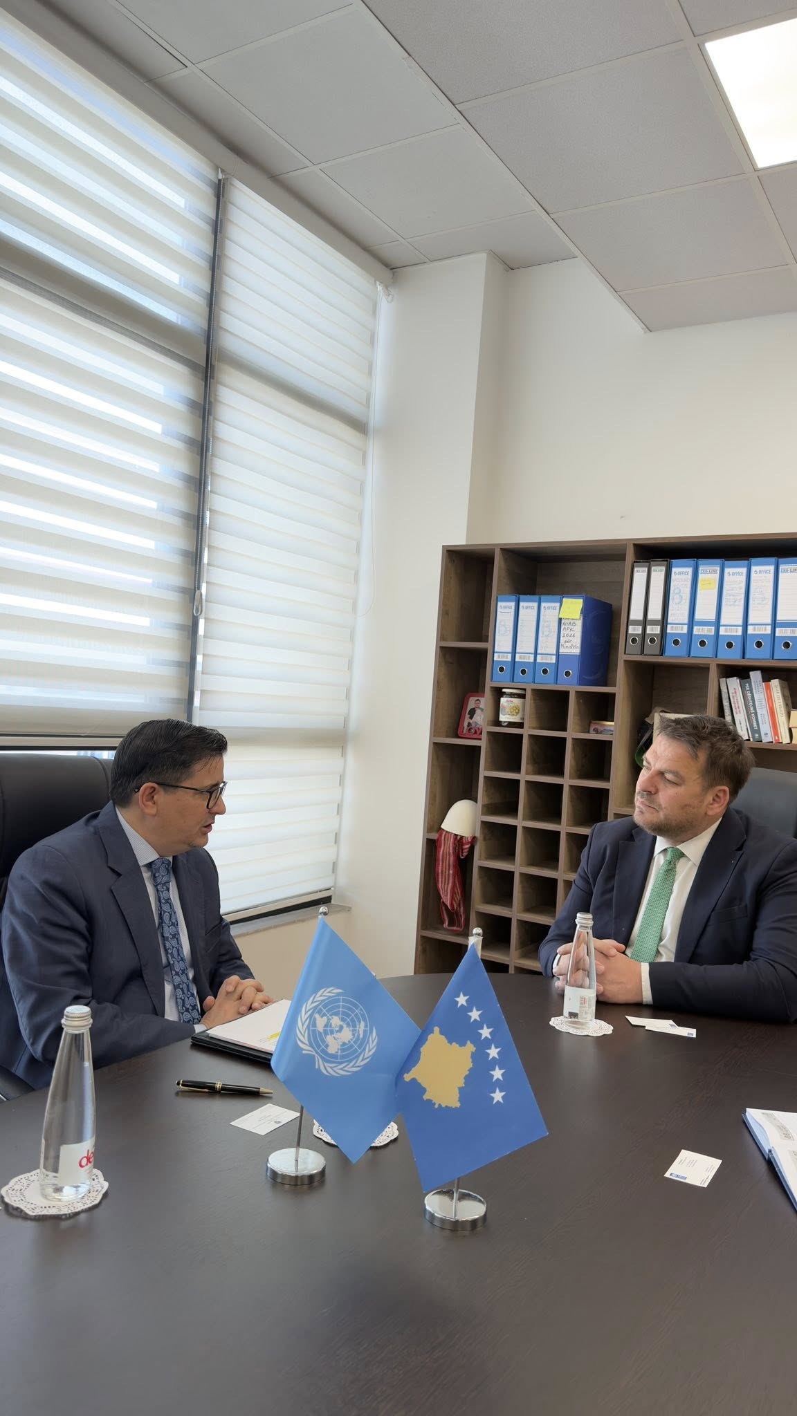 Ministri Muja priti në takim Shefin e Zyrës së UNDP në Kosovë, Nuno Queirós